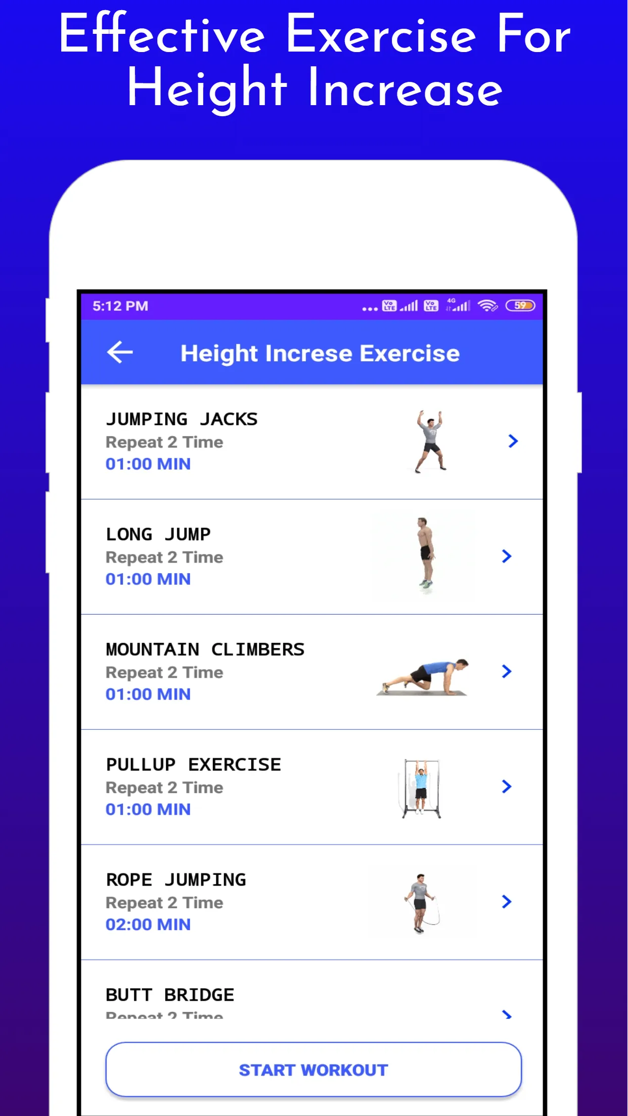 Height Increase workout | Indus Appstore | Screenshot