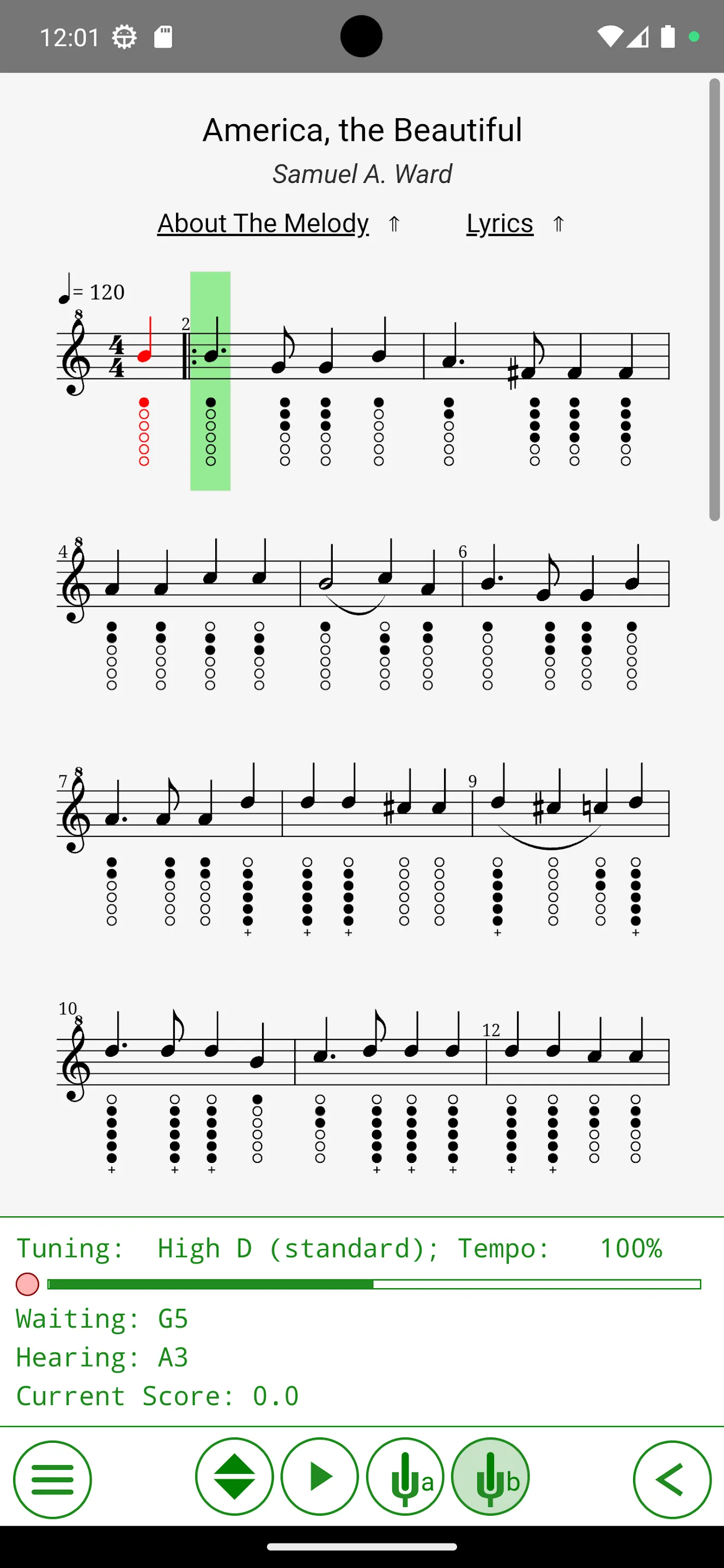 Irish Tin Whistle Tabs | Indus Appstore | Screenshot