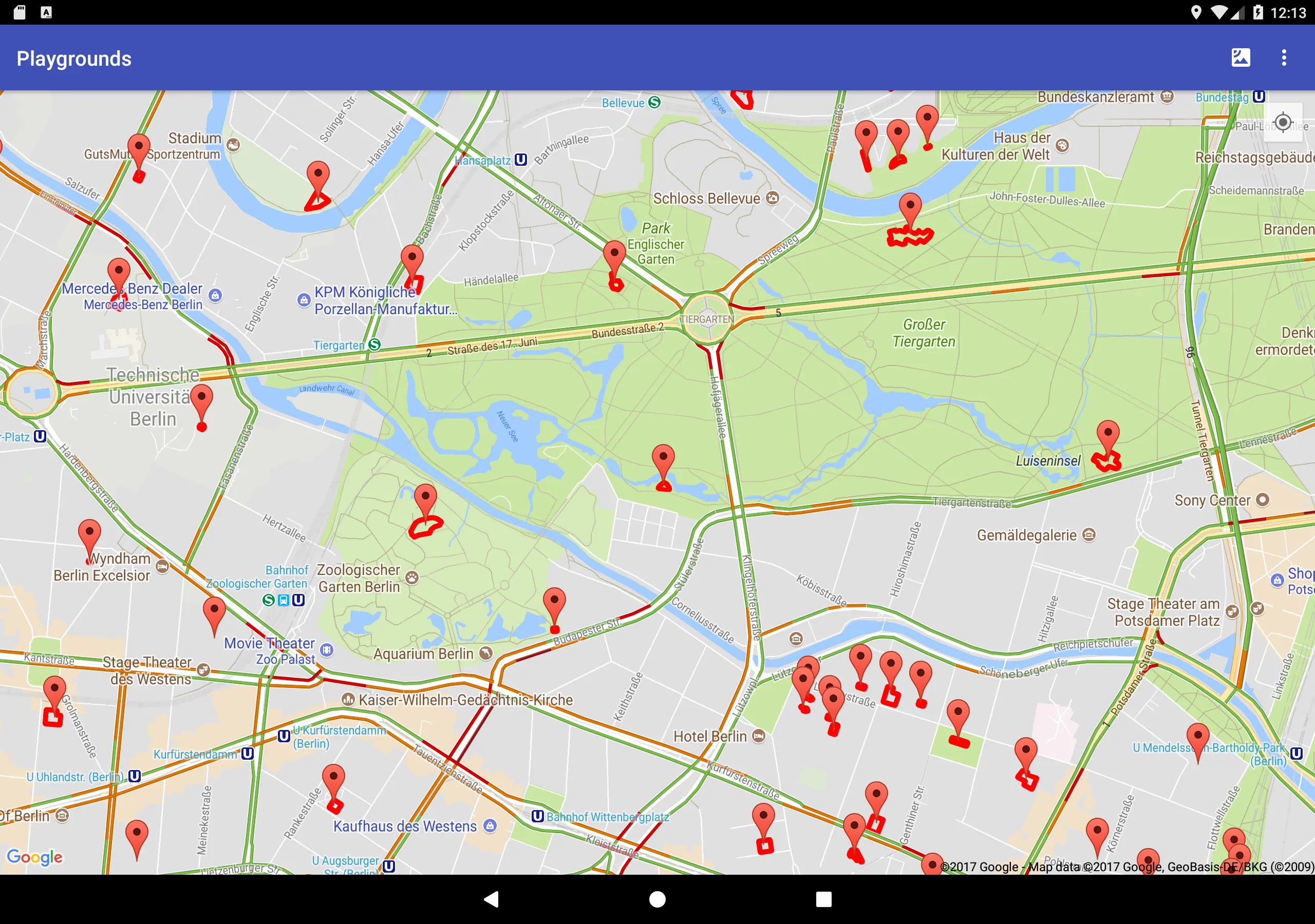 Playgrounds - Map of nearby pl | Indus Appstore | Screenshot