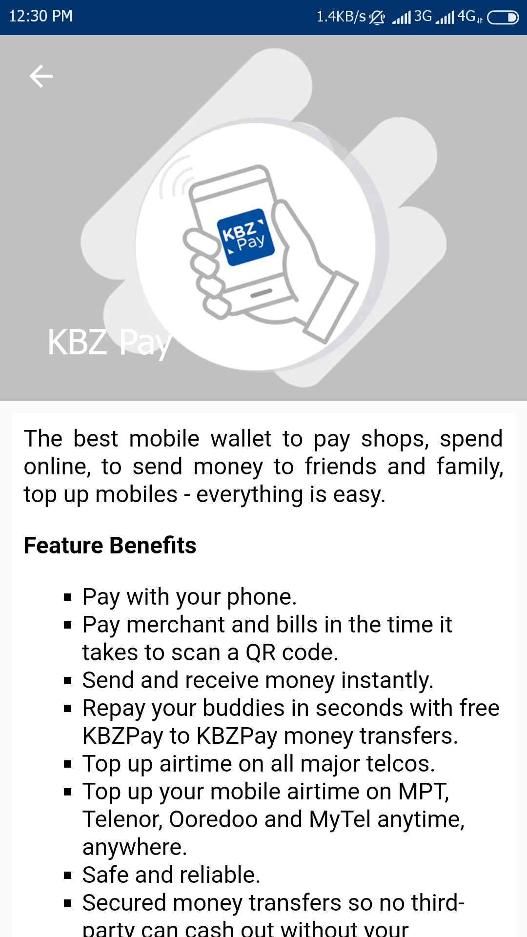 KBZConnect | Indus Appstore | Screenshot