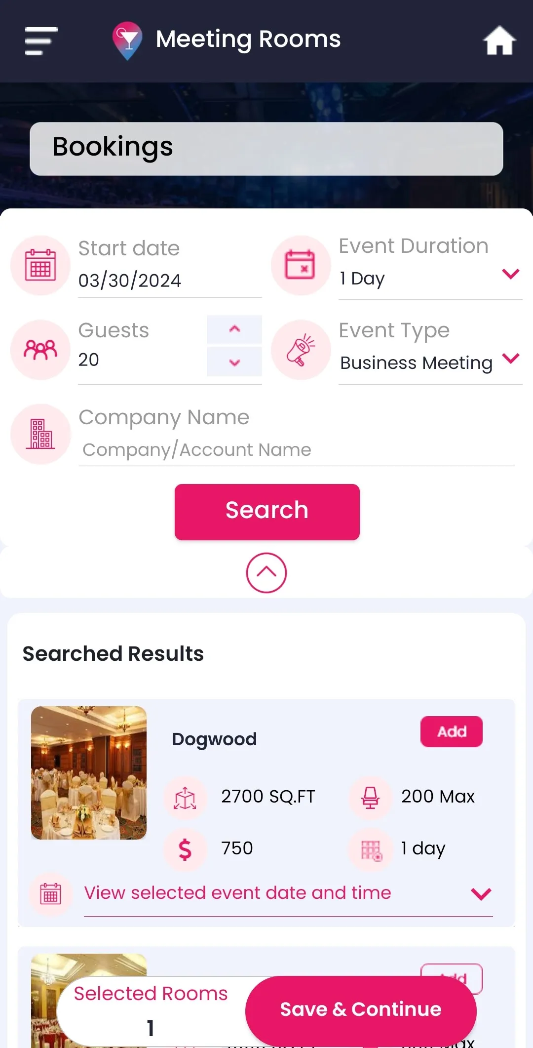 greatEvent-Booking Simplified | Indus Appstore | Screenshot