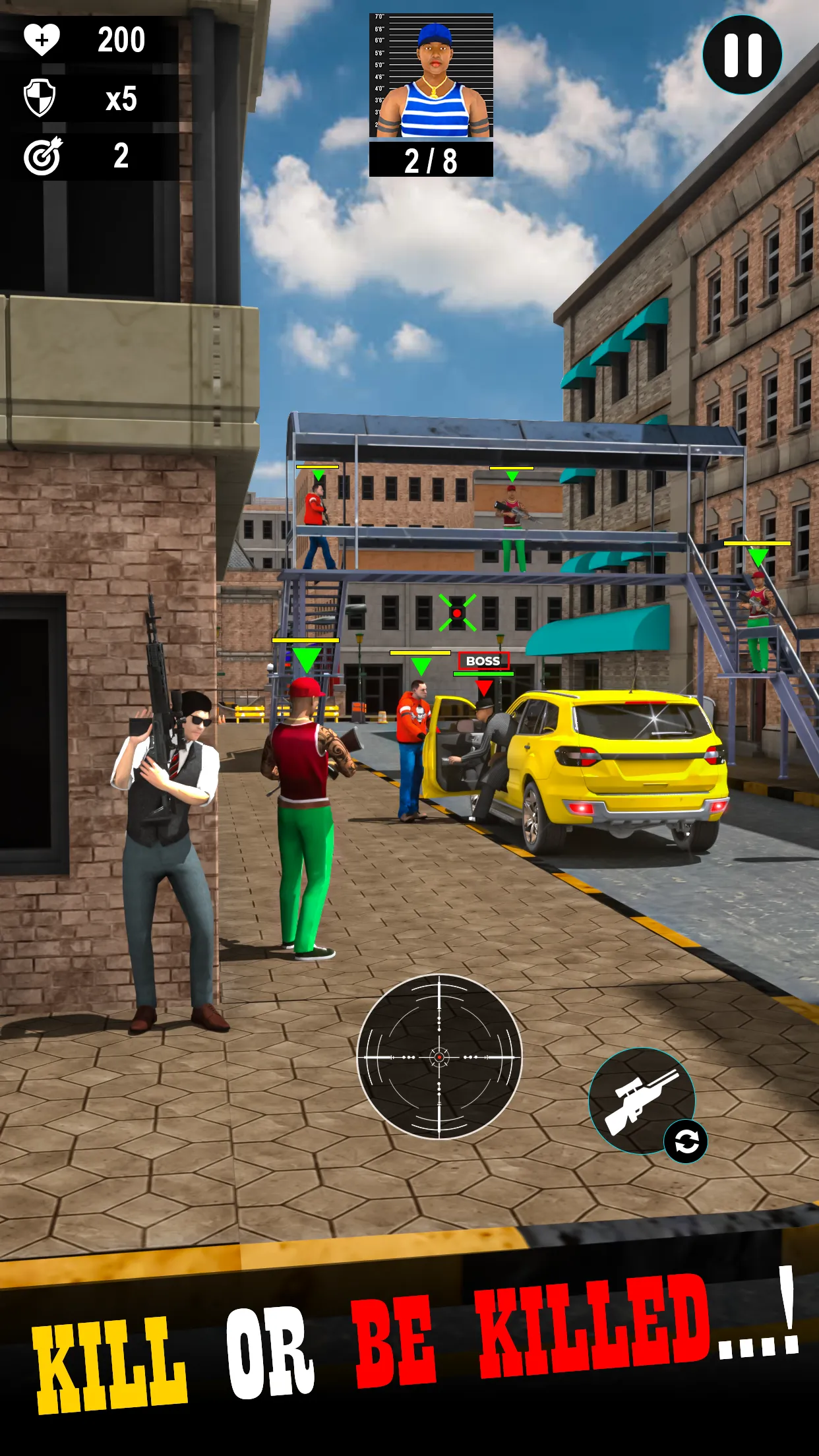 Hitman Sniper 3D Shooting Game | Indus Appstore | Screenshot