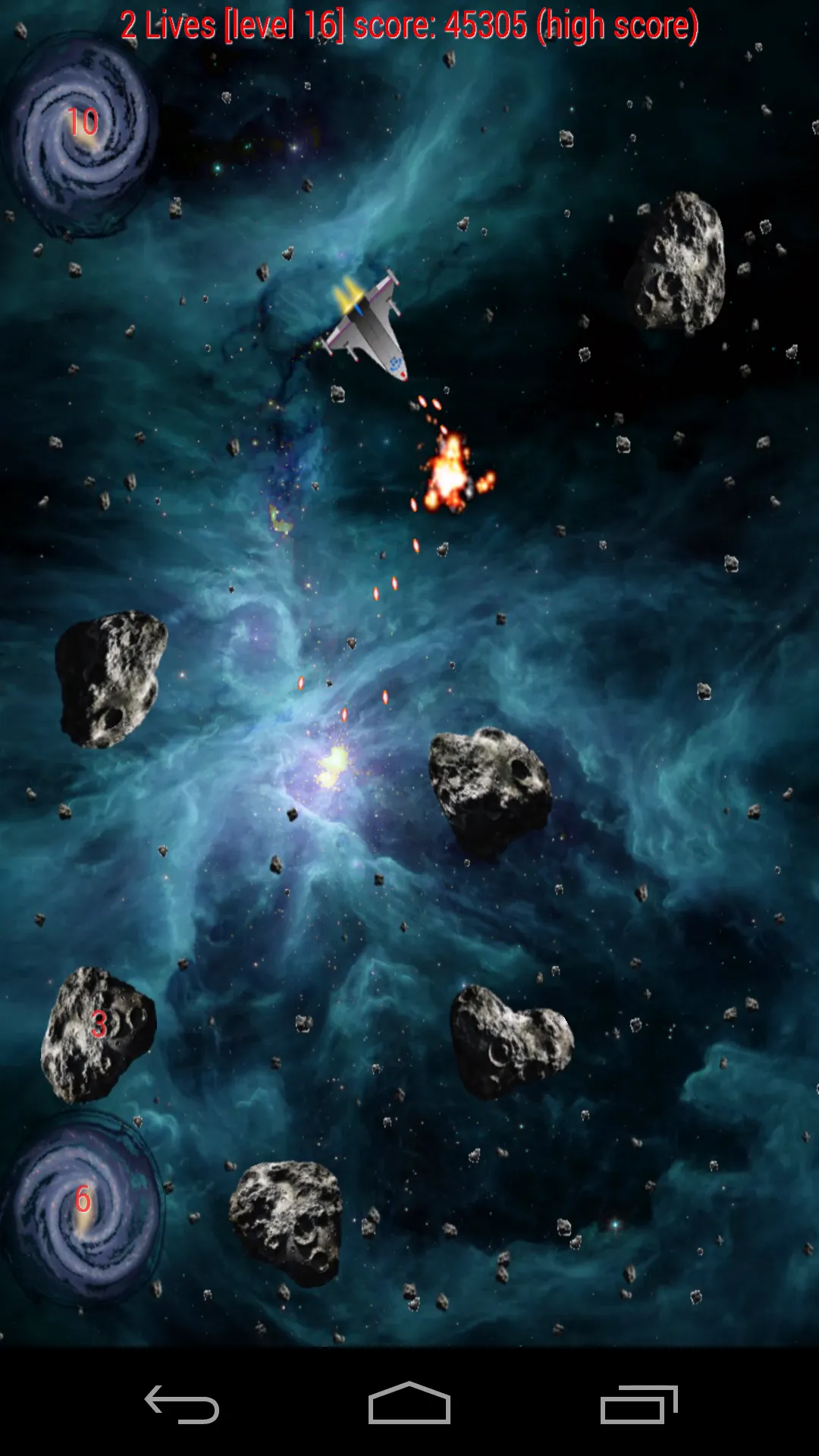 Asteroid War Returns | Indus Appstore | Screenshot