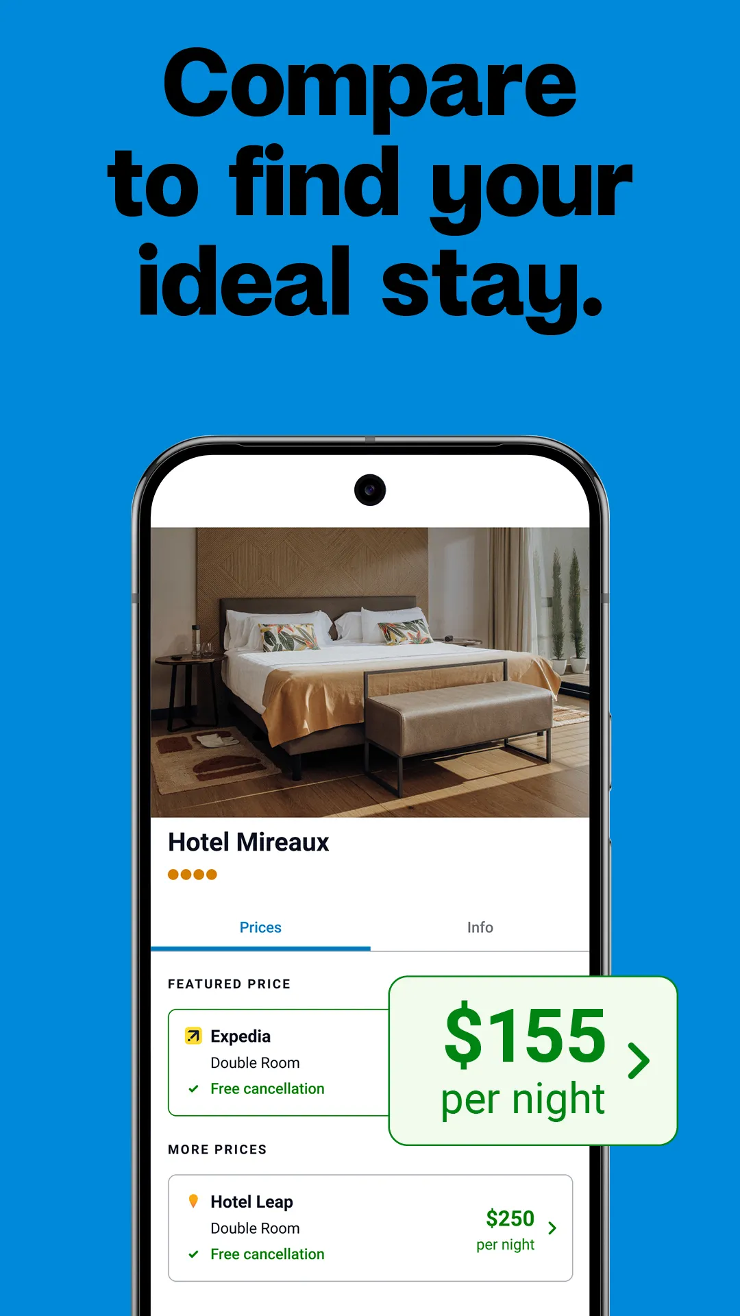 trivago: Compare hotel prices | Indus Appstore | Screenshot