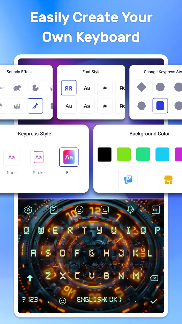 LED Keyboard: RGB Themes | Indus Appstore | Screenshot