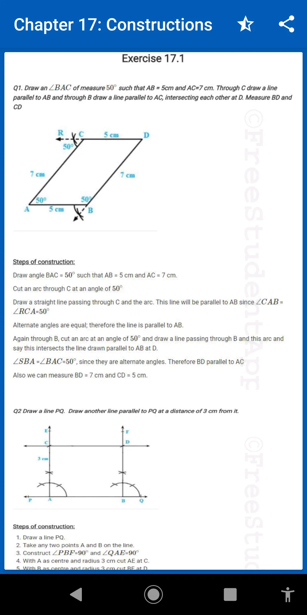 RD Sharma 7th Math Solutions | Indus Appstore | Screenshot