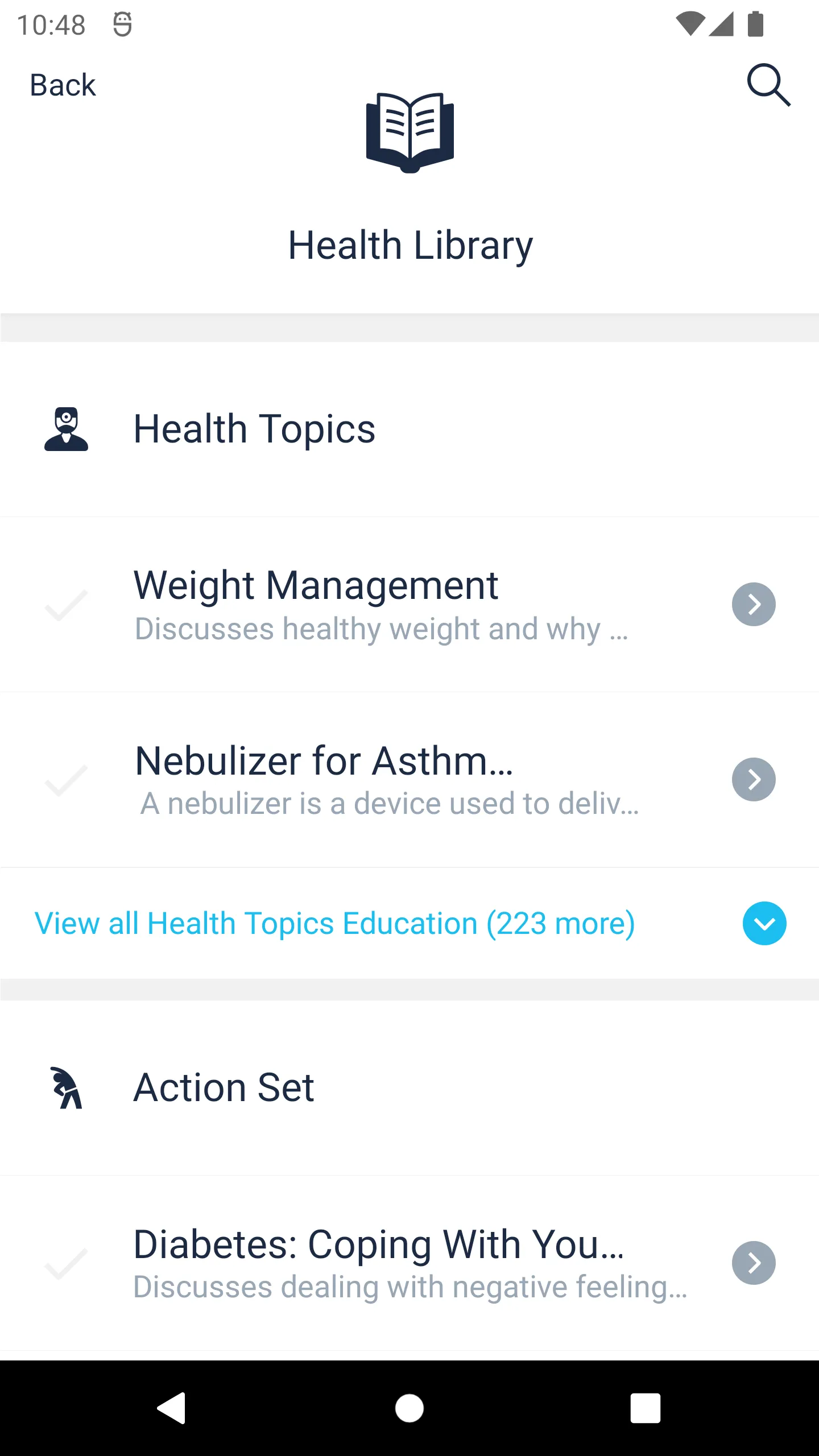 Blue KC A Healthier You | Indus Appstore | Screenshot