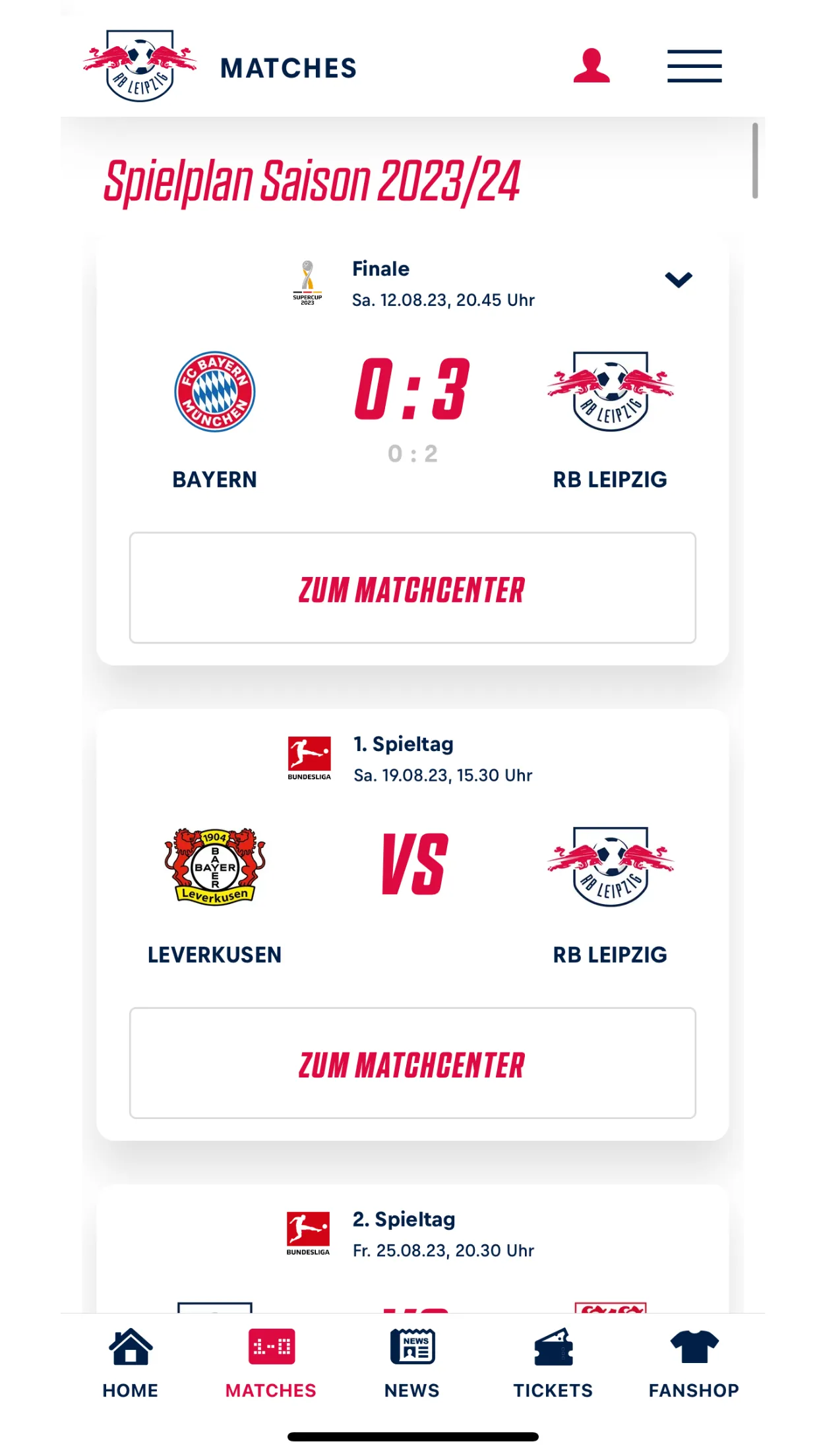 RB Leipzig | Indus Appstore | Screenshot