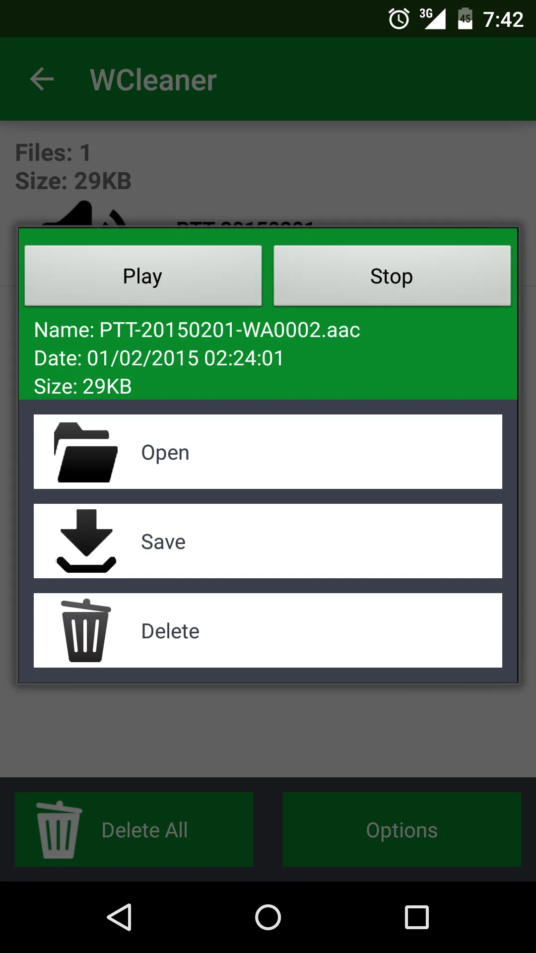 WCleaner for WA | Indus Appstore | Screenshot