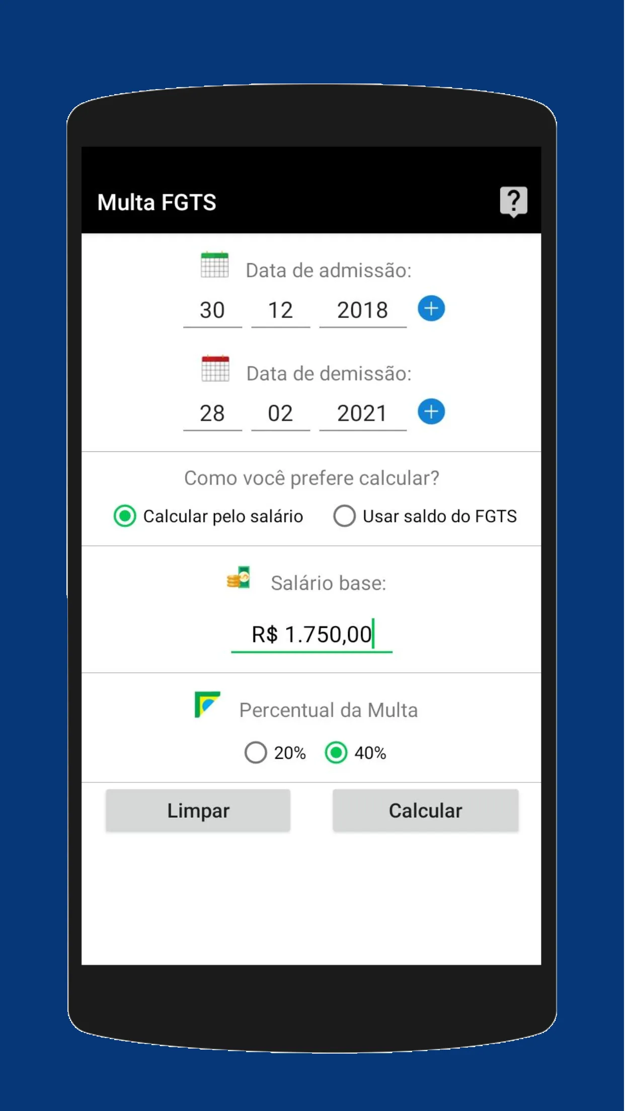 Rescisão Trabalhista | Indus Appstore | Screenshot