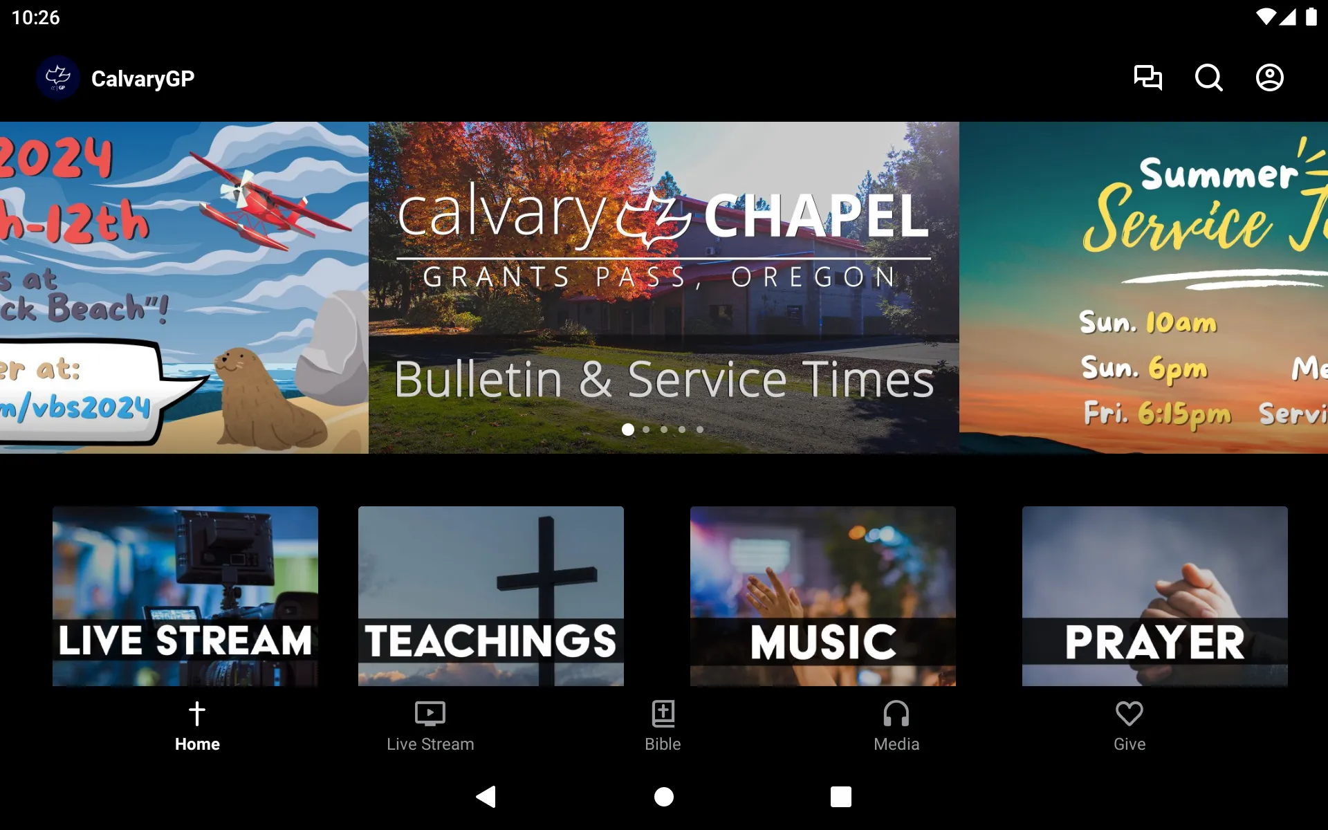 Calvary Chapel Grants Pass | Indus Appstore | Screenshot