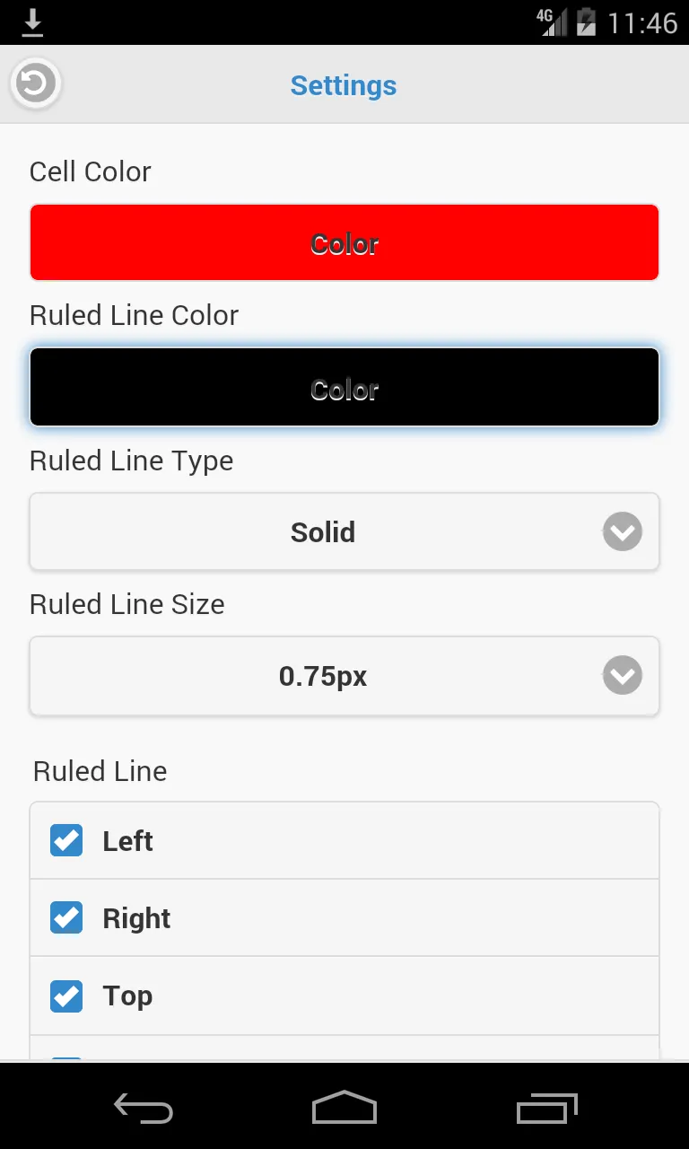 Simple Spreadsheet | Indus Appstore | Screenshot