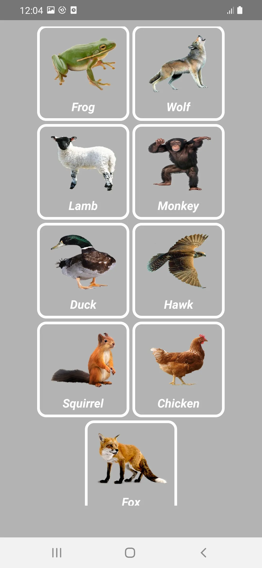 Animal Sounds | Indus Appstore | Screenshot