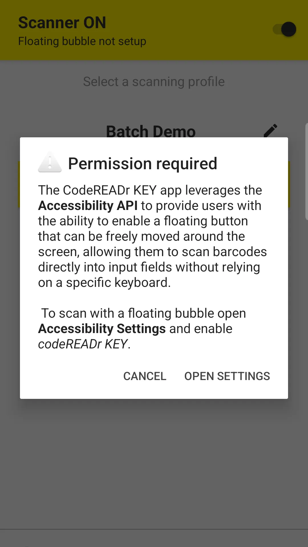 codeREADr KEY - Scan to Field | Indus Appstore | Screenshot