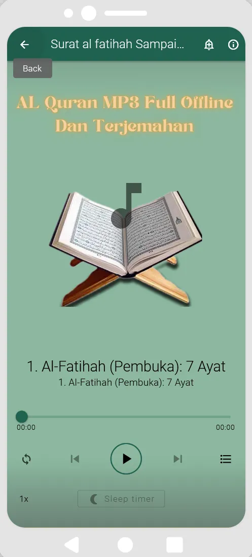 MP3 AL-Quran & Terjemahannya | Indus Appstore | Screenshot