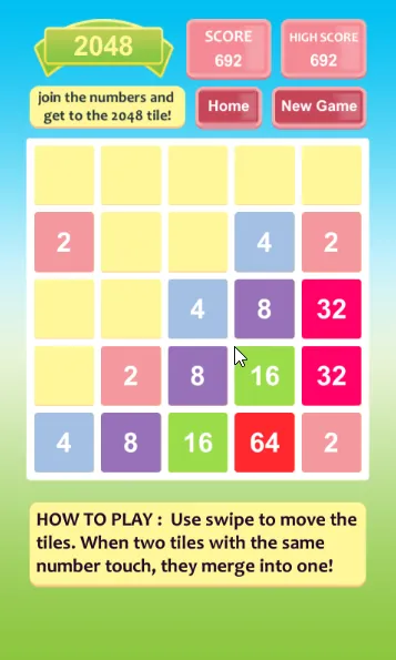 2048 Classic Number Merge | Indus Appstore | Screenshot