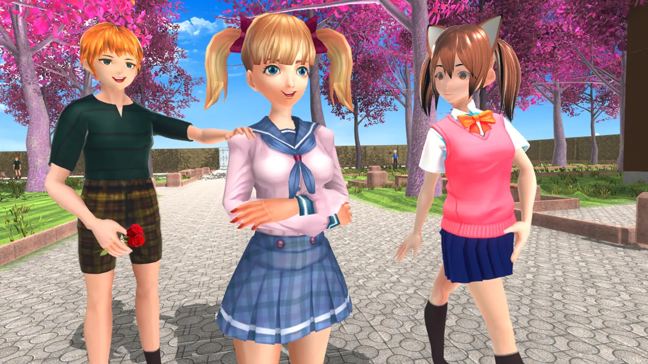 School Life Anime Girl Game 3D | Indus Appstore | Screenshot