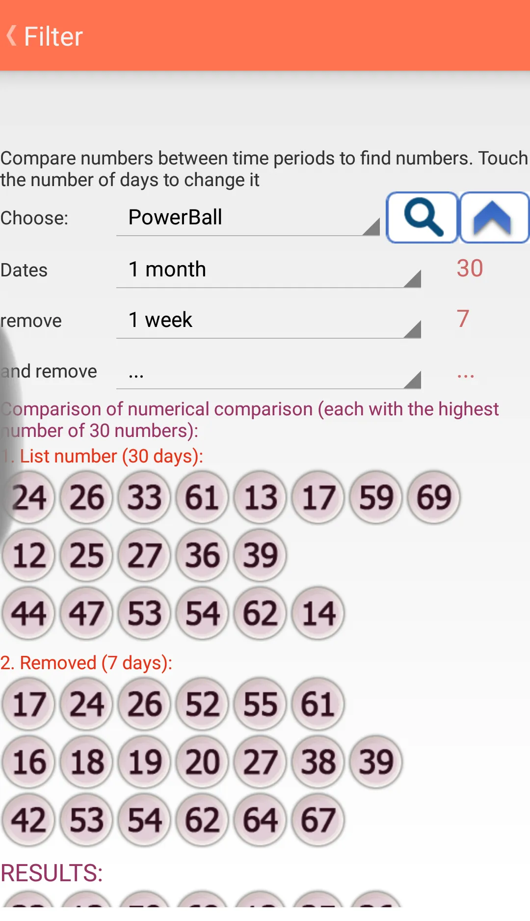 Results Powerball Euro Mega | Indus Appstore | Screenshot