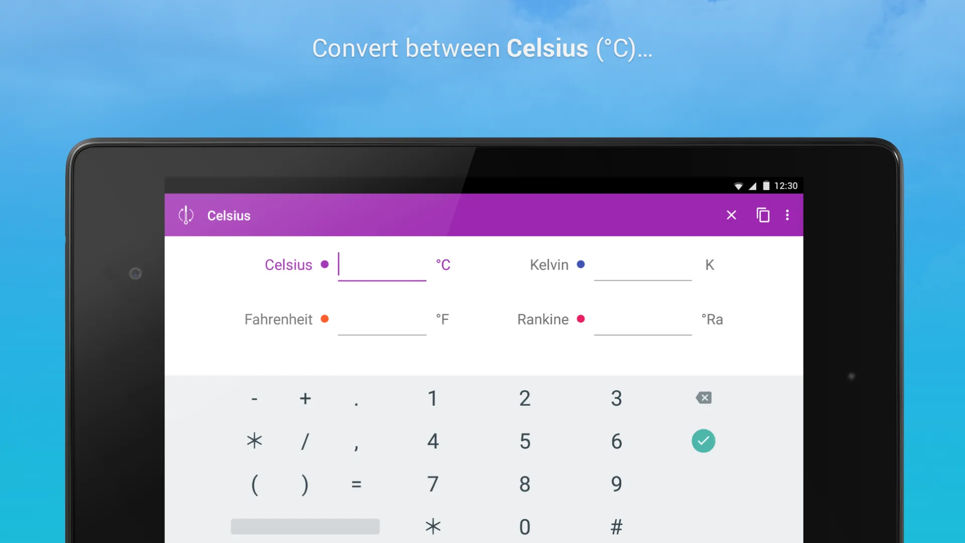 Temperature Metric Converter | Indus Appstore | Screenshot