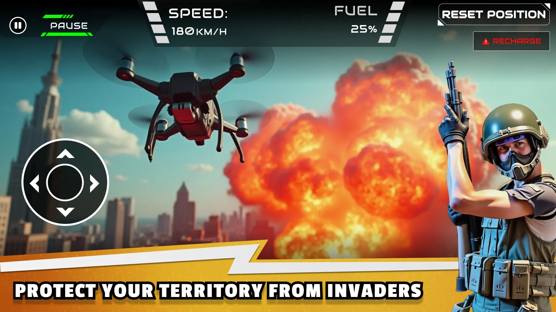 Drone Fighter: War Battlefield | Indus Appstore | Screenshot
