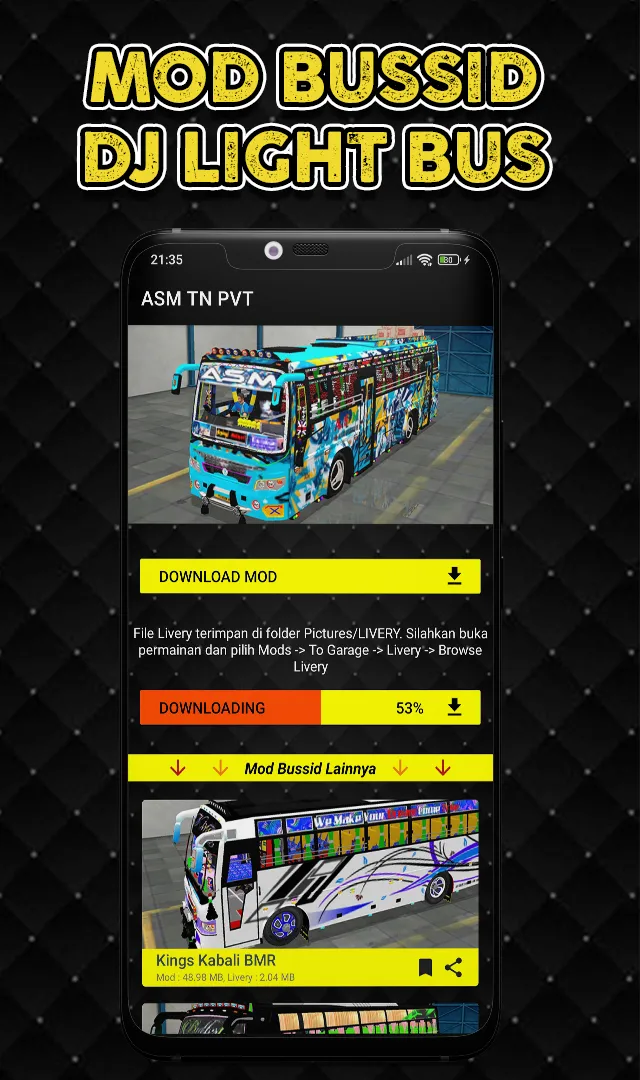 Mod Bussid Simulator Dj Light | Indus Appstore | Screenshot