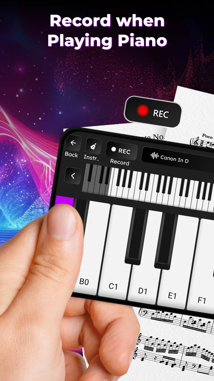 Learn Piano: Real Keyboard App | Indus Appstore | Screenshot
