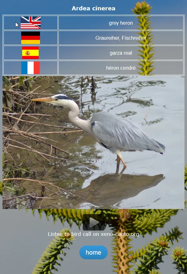 Birds of Europe (DE EN ES FR) | Indus Appstore | Screenshot