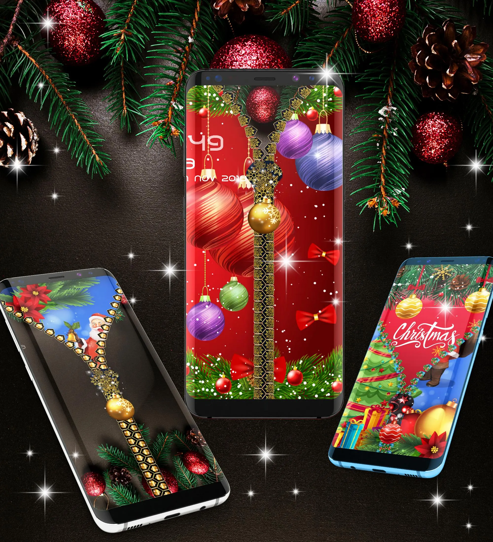 Christmas lock screen | Indus Appstore | Screenshot