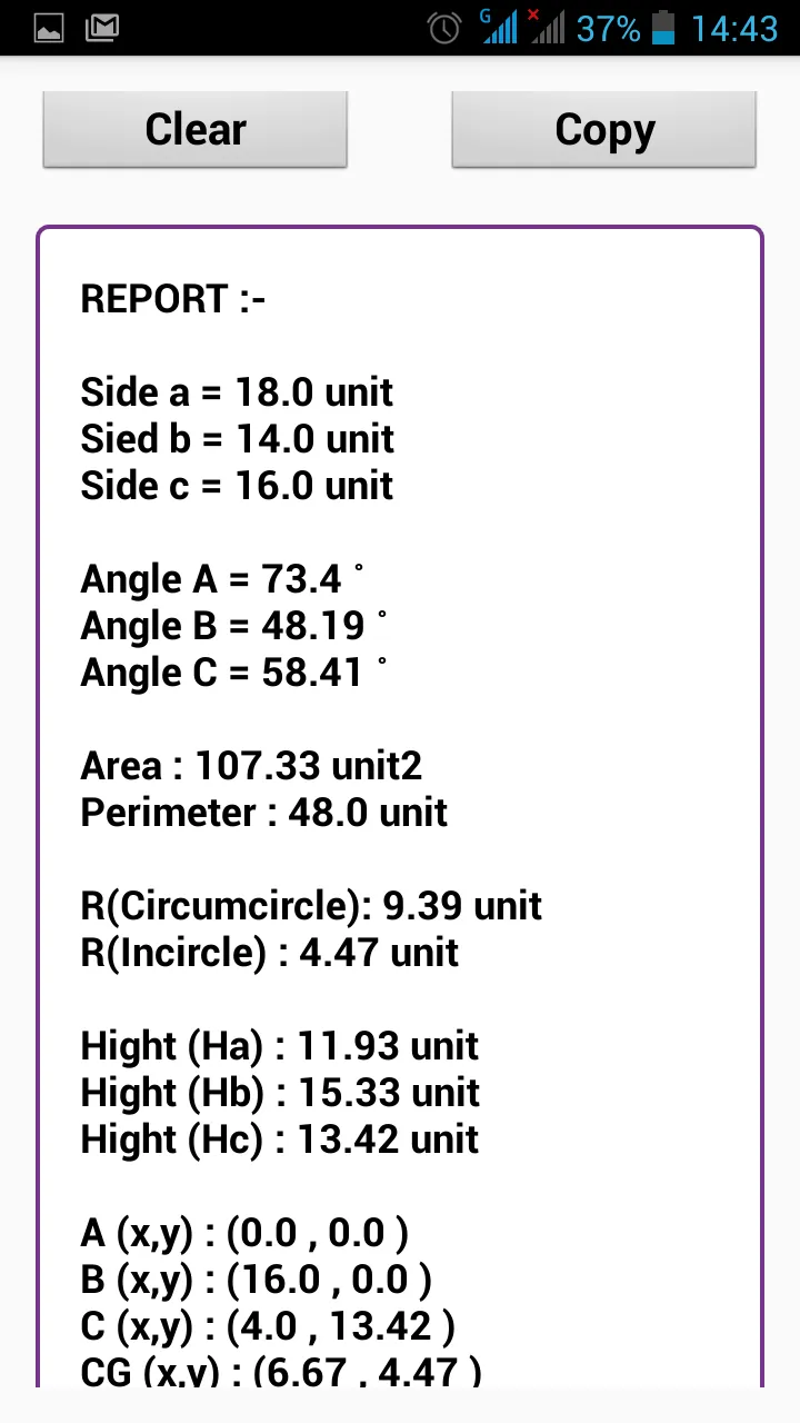 Triangle Solver | Indus Appstore | Screenshot