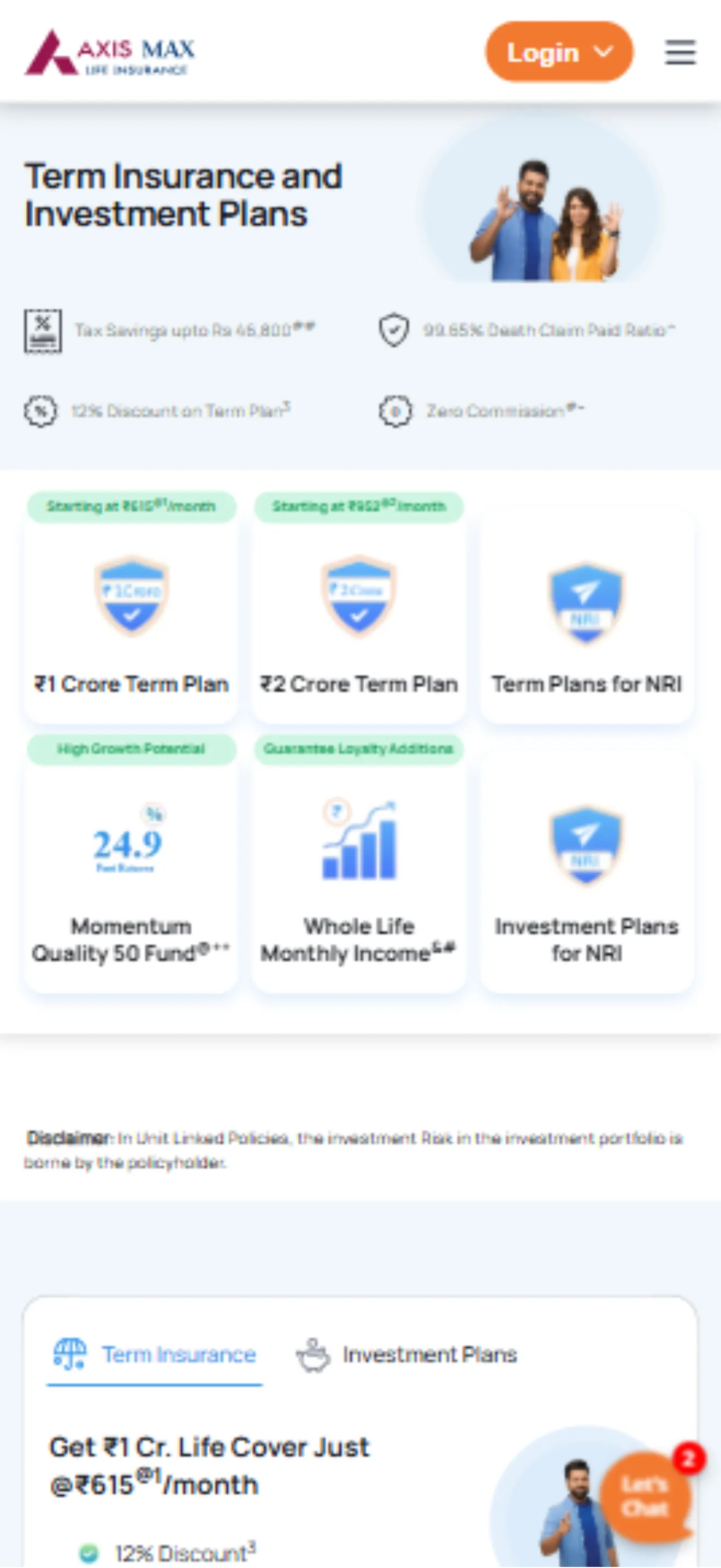 Axis Max life Insurance - Lite | Indus Appstore | Screenshot
