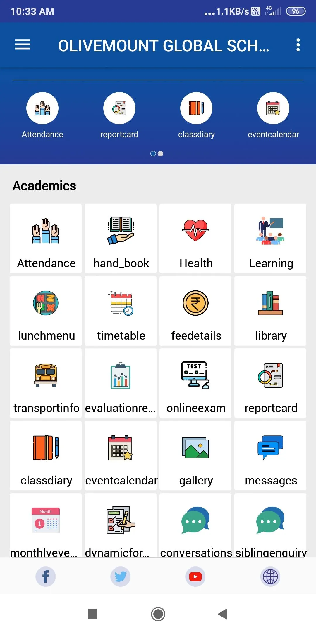 OLIVEMOUNT GLOBAL SCHOOL PAREN | Indus Appstore | Screenshot