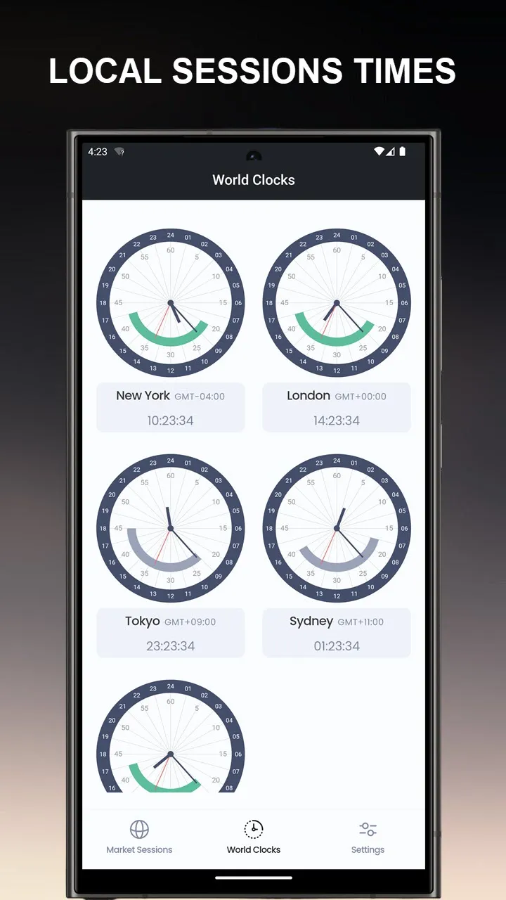 Forex Hours, FX sessions Clock | Indus Appstore | Screenshot