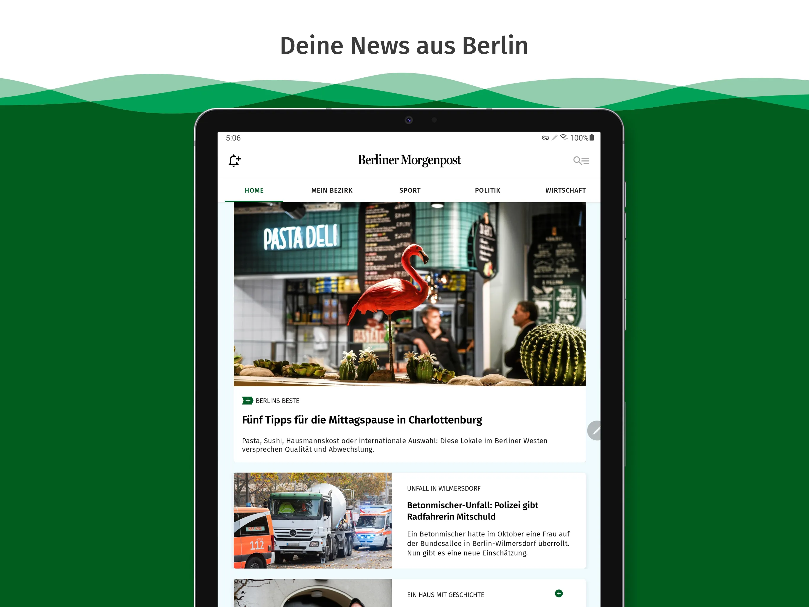 Berliner Morgenpost News | Indus Appstore | Screenshot