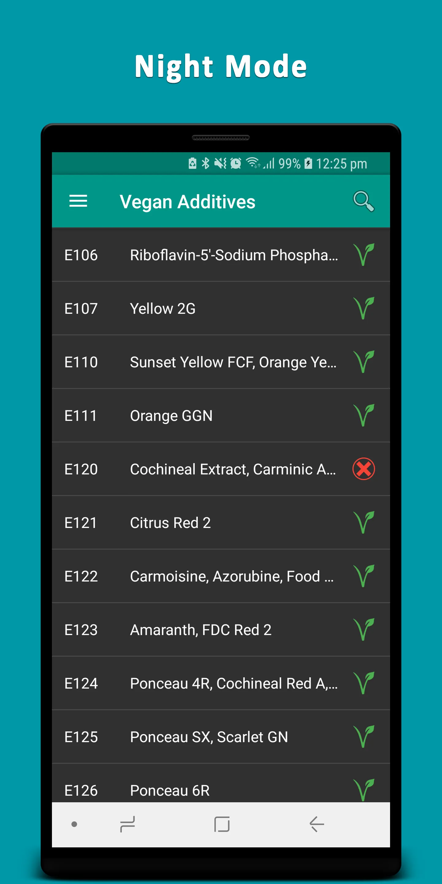 Vegan Additives | Indus Appstore | Screenshot