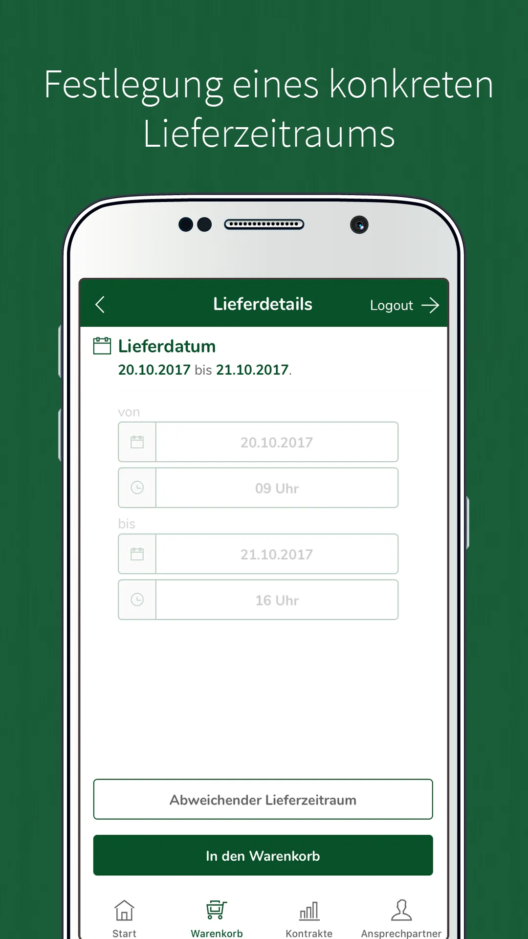 LBD Futterbestellung | Indus Appstore | Screenshot