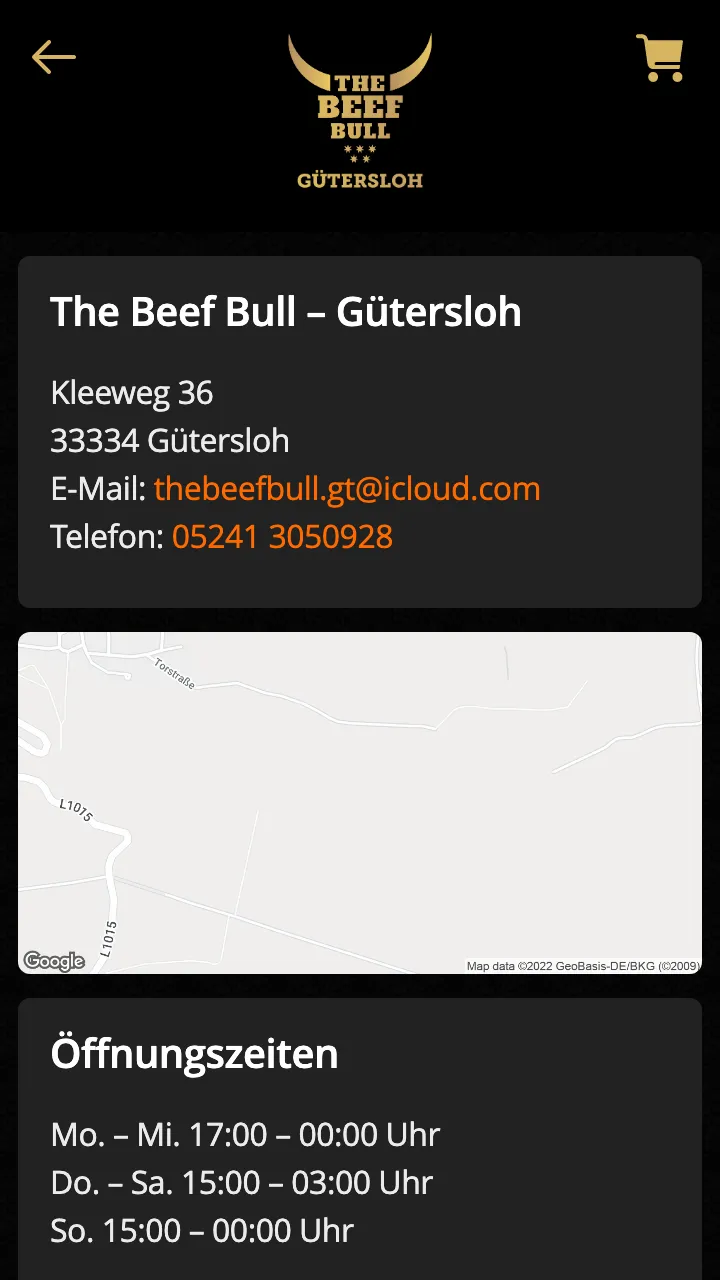 Beef Bull Bielefeld &G�ütersloh | Indus Appstore | Screenshot