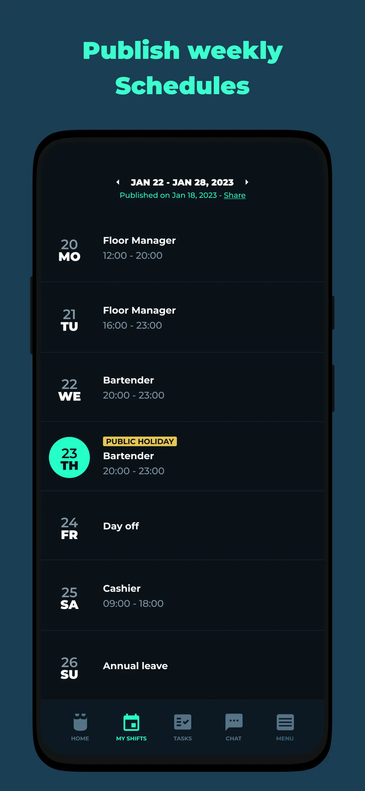 Employee Scheduling by BLEND | Indus Appstore | Screenshot