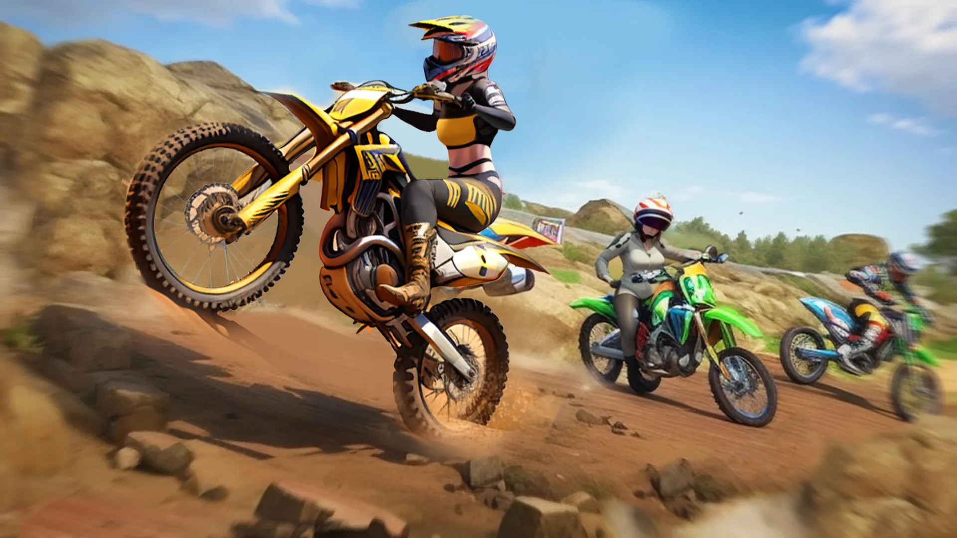 Motocross Bike Racing Game | Indus Appstore | Screenshot