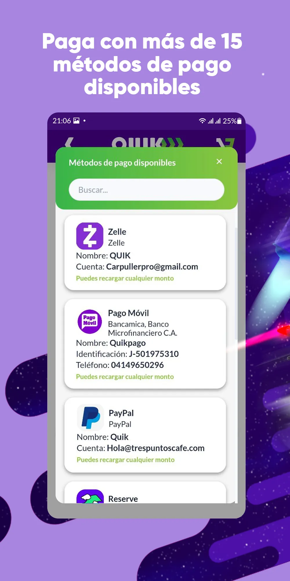 QUIK: Pago y Delivery | Indus Appstore | Screenshot