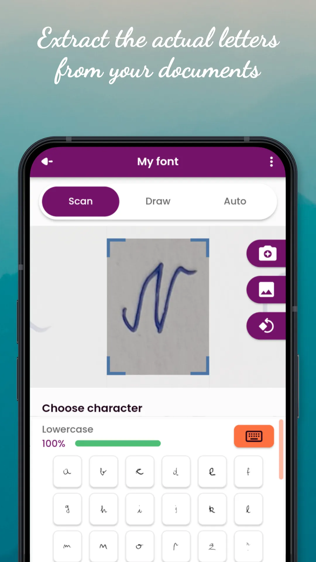 HandWriting Font Maker | Indus Appstore | Screenshot