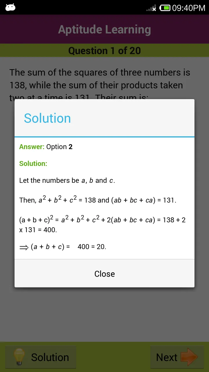 Aptitude Test and Preparation! | Indus Appstore | Screenshot