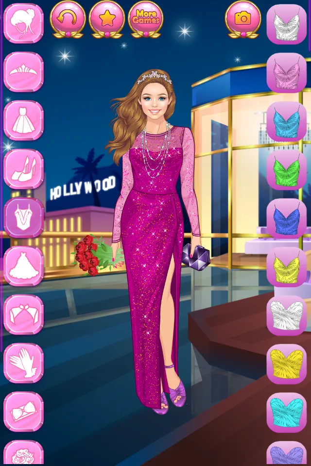 Red Carpet Dress Up Girls Game | Indus Appstore | Screenshot