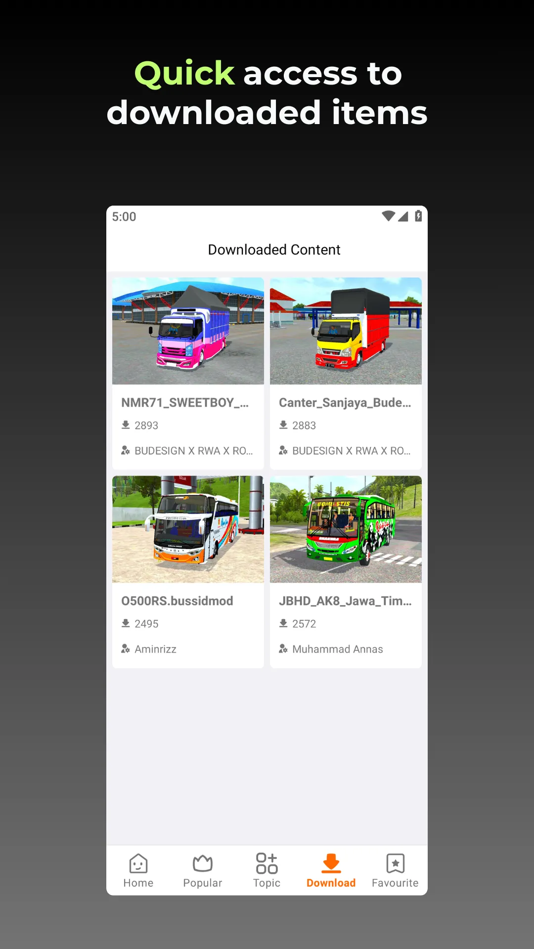 Mod Bussid | Indus Appstore | Screenshot