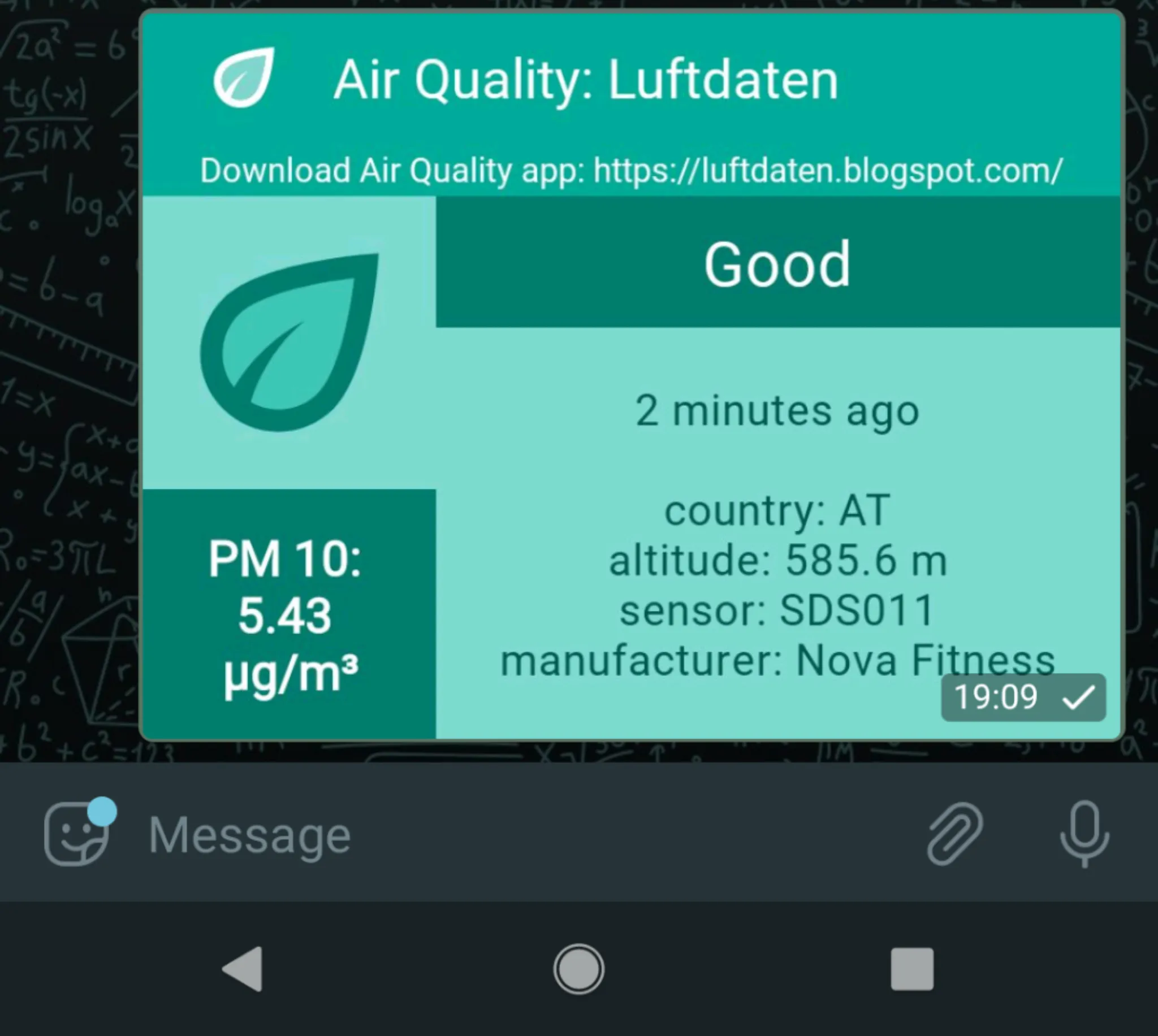 Luftdaten: Air Quality | Indus Appstore | Screenshot