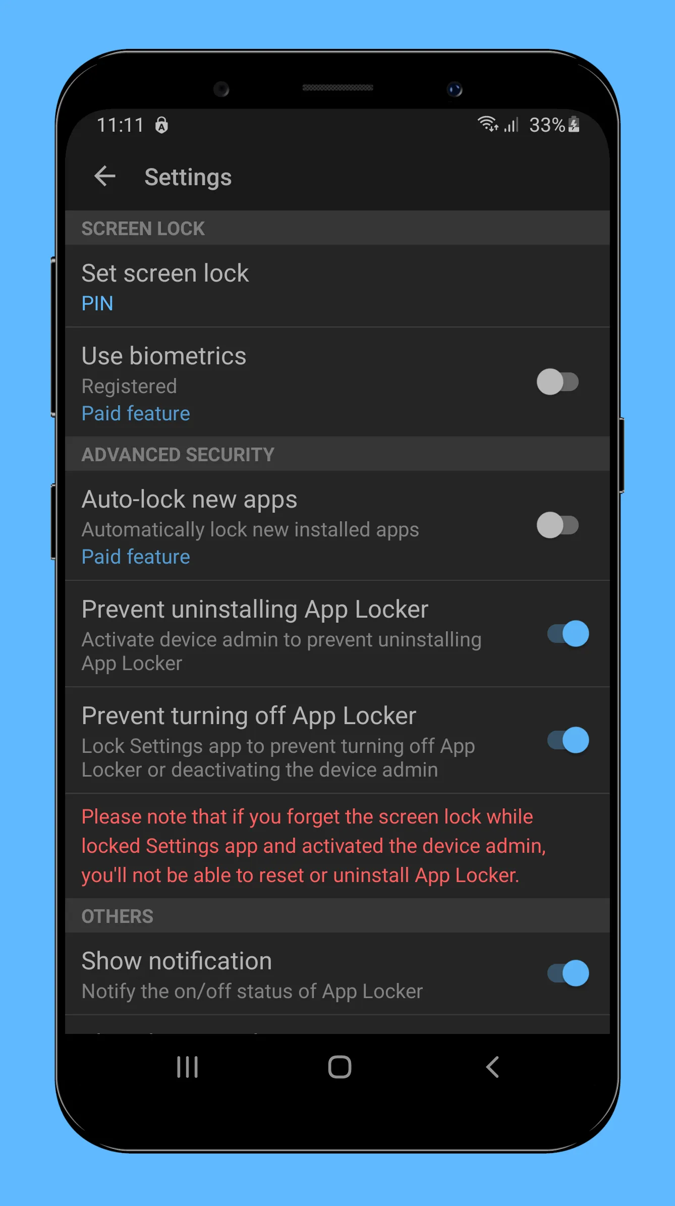 App Locker - Protect apps | Indus Appstore | Screenshot