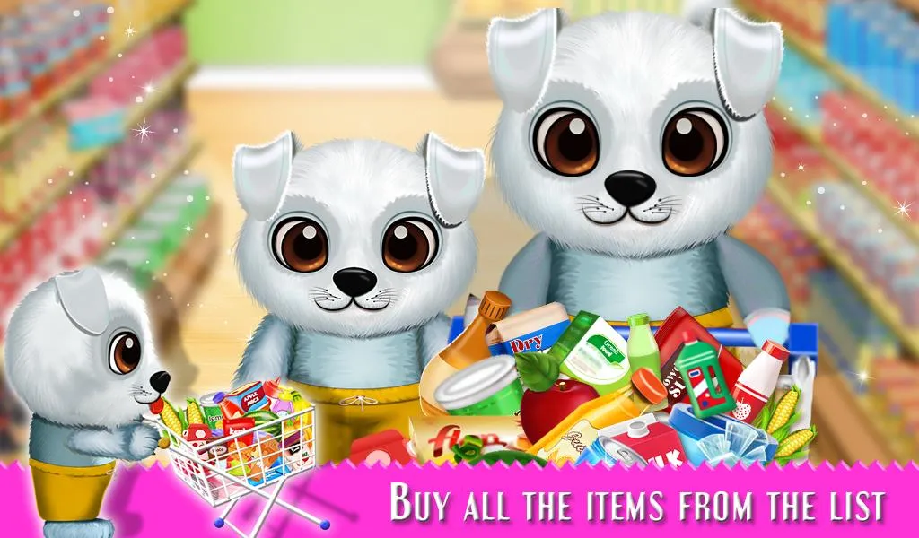 Puppy Supermarket DayCare Game | Indus Appstore | Screenshot