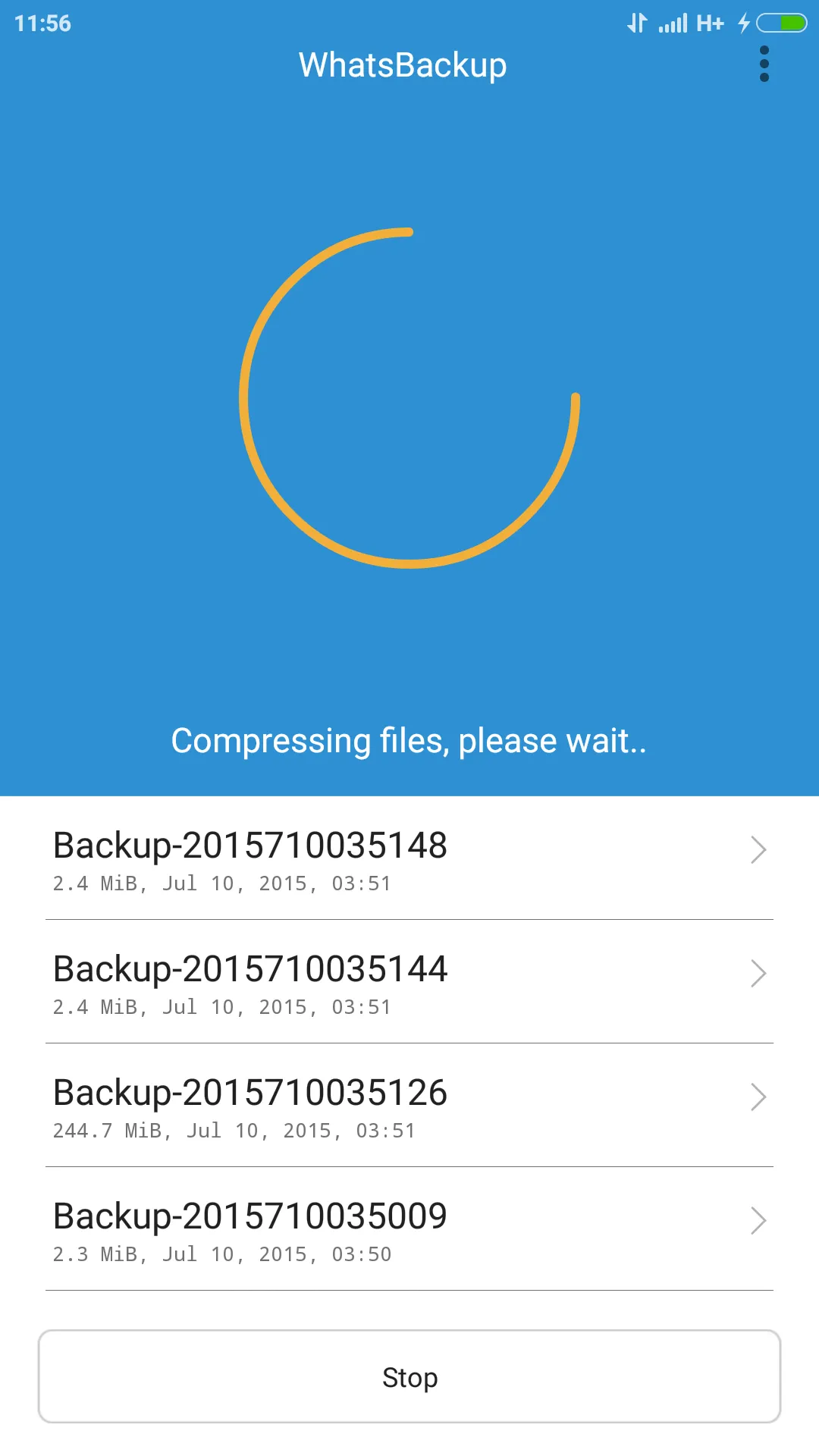 Backup for Whats | Indus Appstore | Screenshot