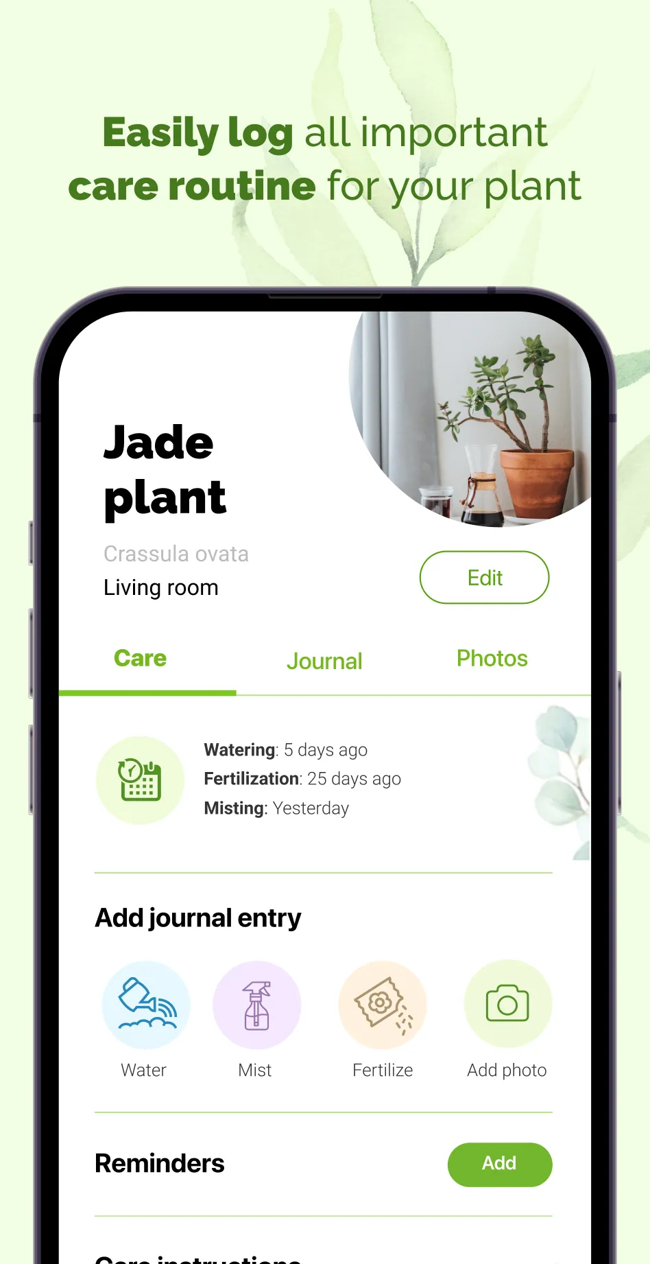 Lovely: plants care journal | Indus Appstore | Screenshot