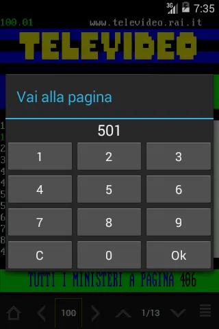 Televideo Teletext | Indus Appstore | Screenshot