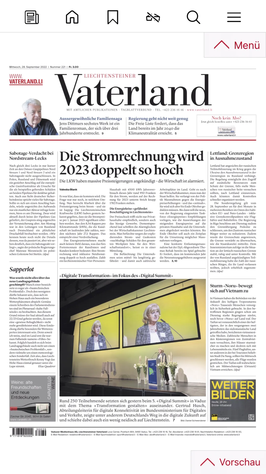 News.li – Vaterland | Indus Appstore | Screenshot